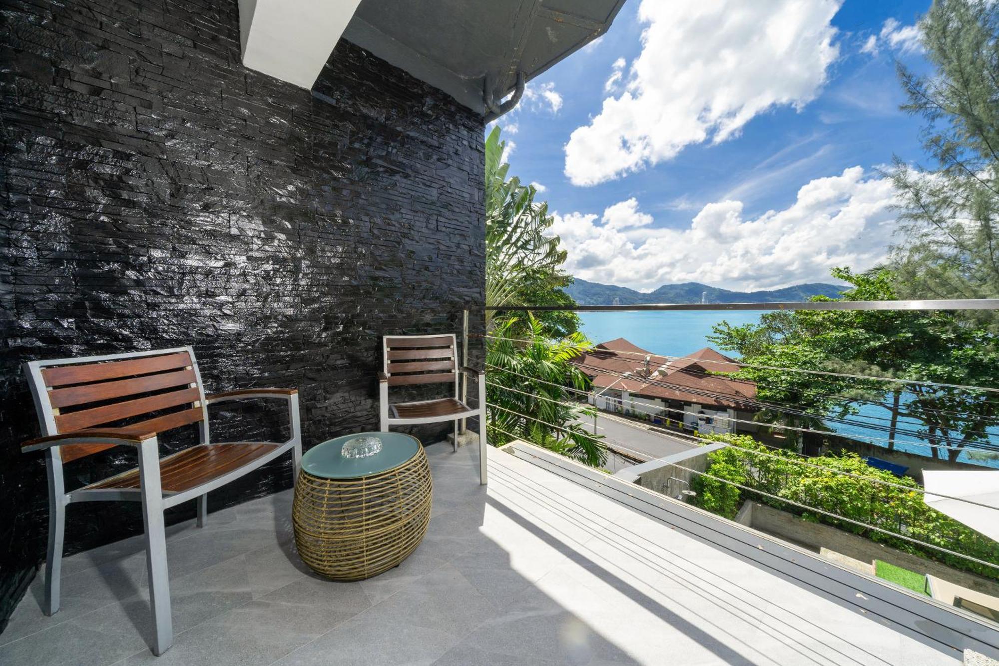 Indochine Resort And Villas - Sha Extra Plus Patong Eksteriør billede View from the balcony of a suite at the resort